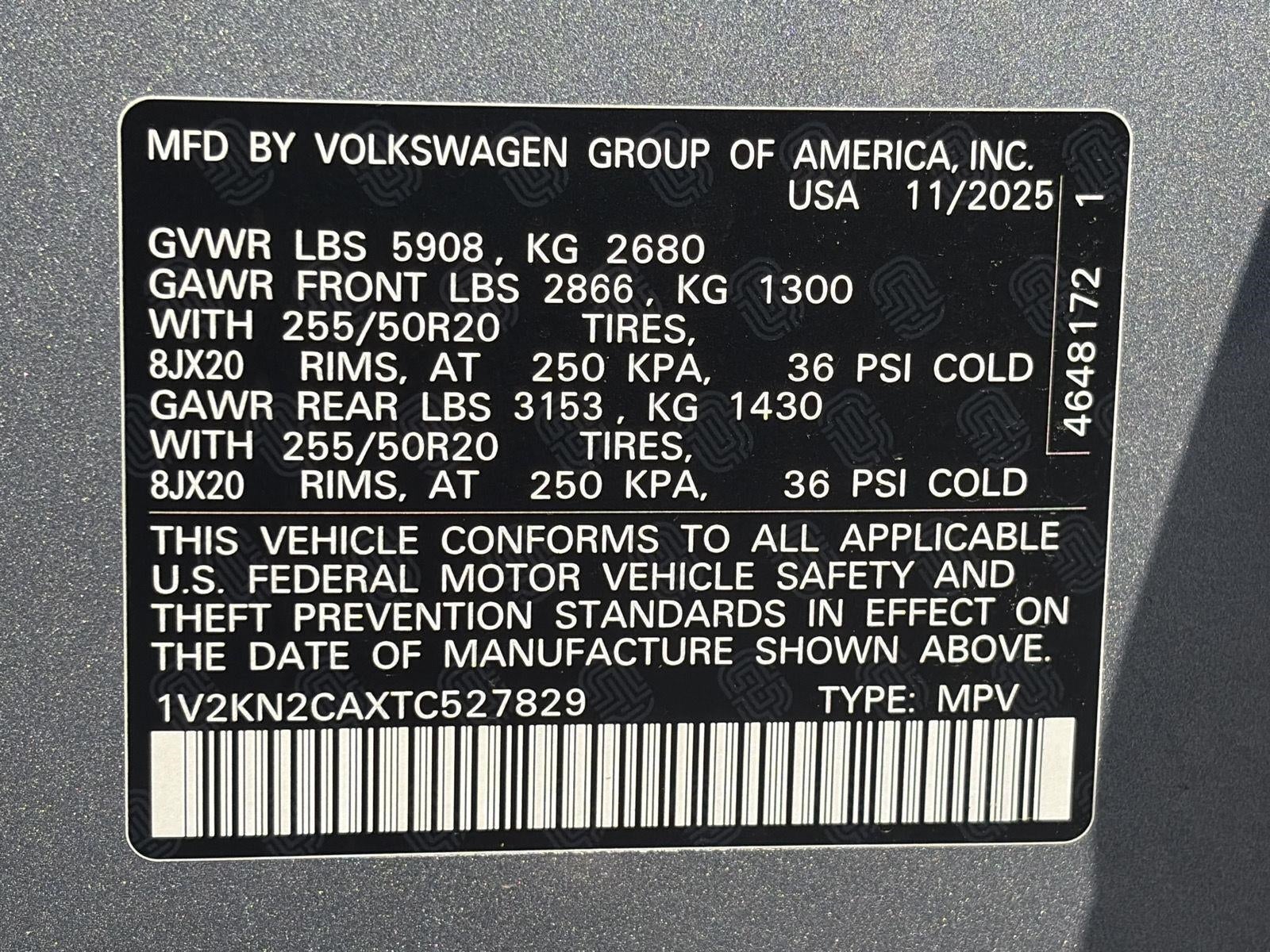 2026 Volkswagen Atlas 2.0T SE w/Technology 4MOTION