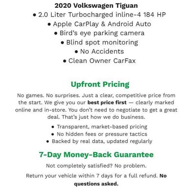 2020 Volkswagen Tiguan SPORT UTILITY