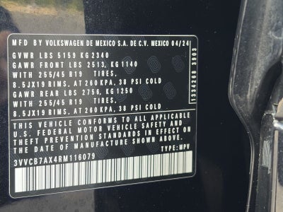 2024 Volkswagen Tiguan 2.0T SE R-Line Black FWD