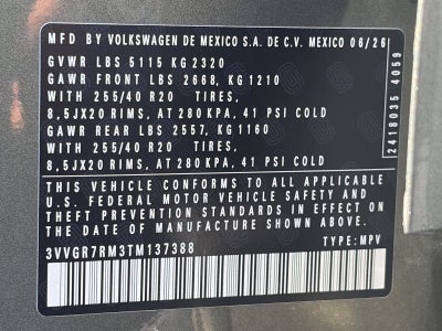 2026 Volkswagen Tiguan SE R-Line Black 4MOTION
