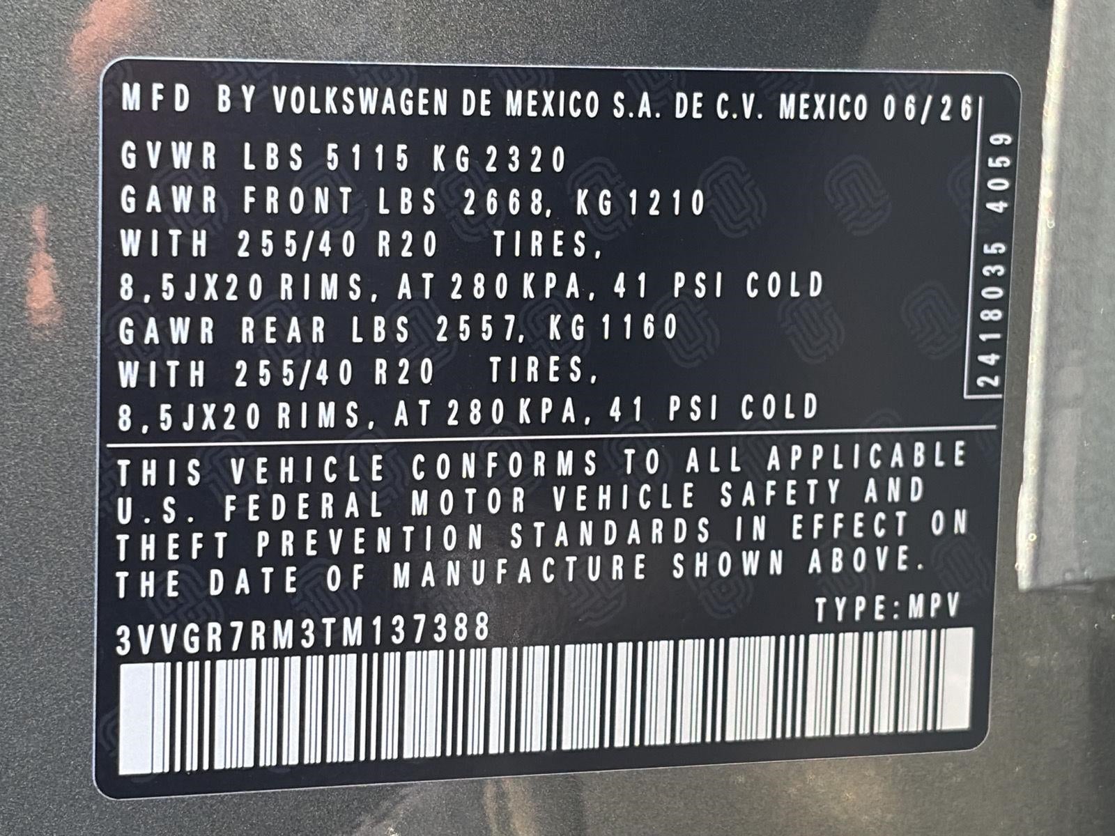 2026 Volkswagen Tiguan SE R-Line Black 4MOTION