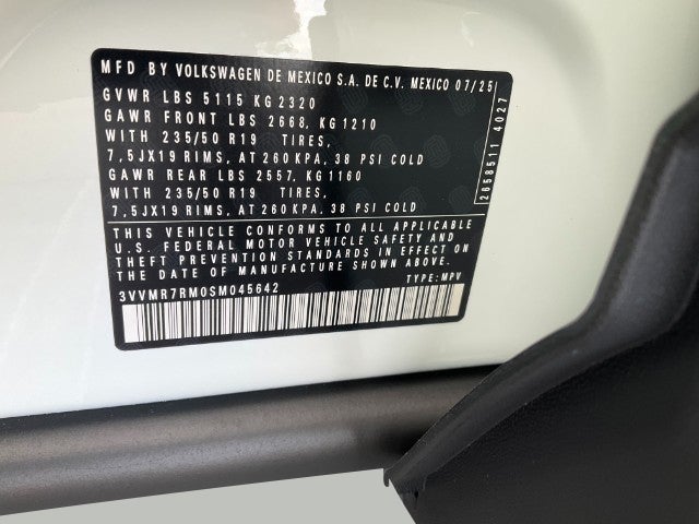 2025 Volkswagen Tiguan 2.0T SE 4MOTION