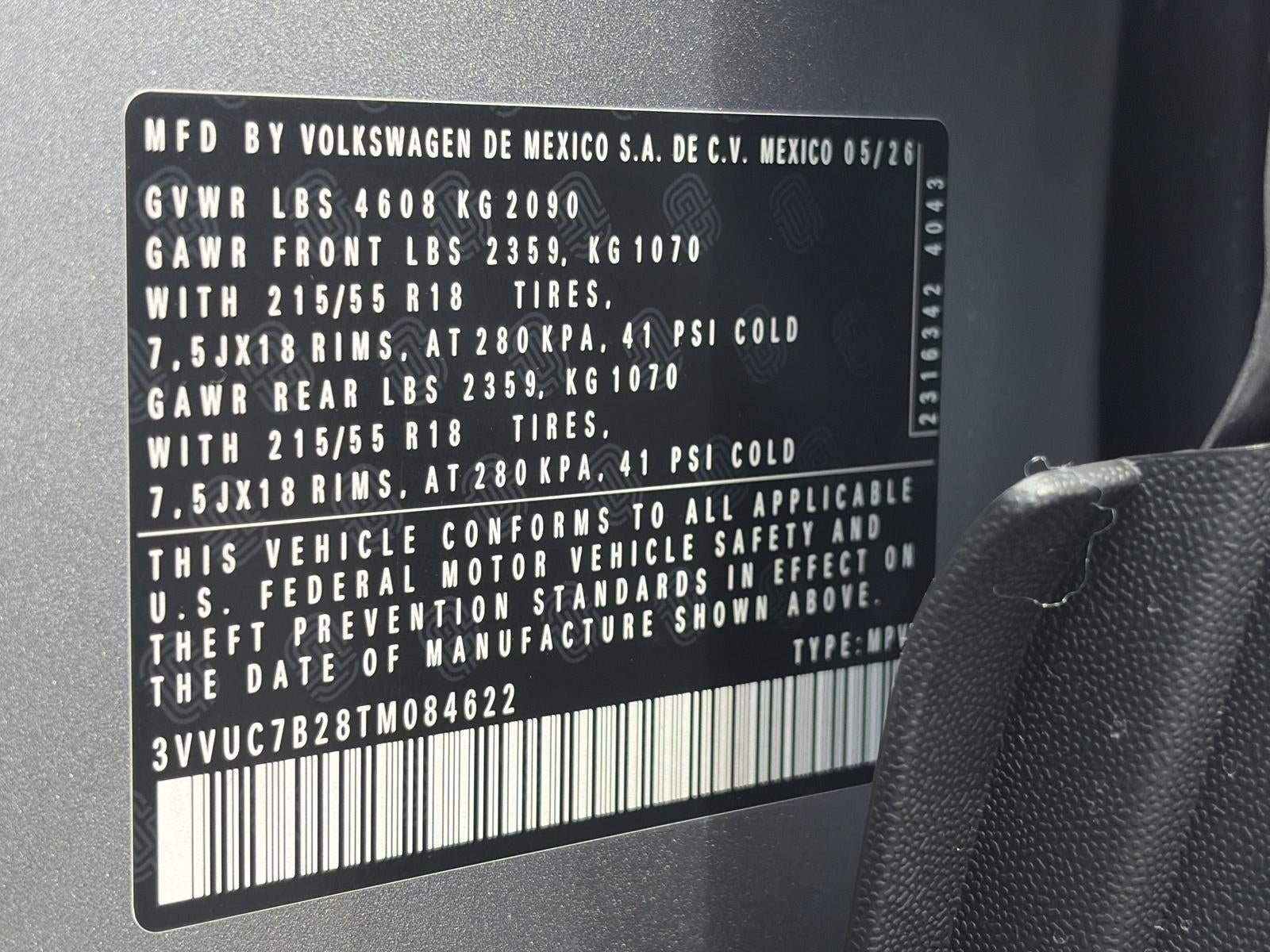 2026 Volkswagen Taos SE 4MOTION