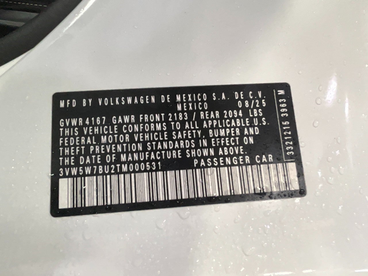 2026 Volkswagen Jetta S Auto