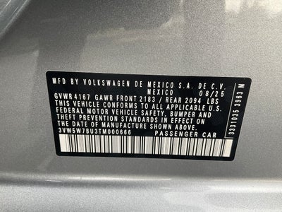 2026 Volkswagen Jetta S Auto