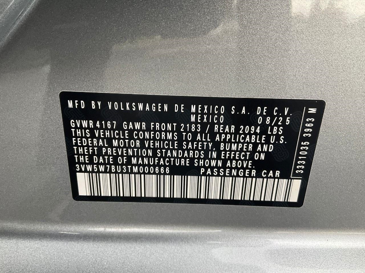 2026 Volkswagen Jetta S Auto