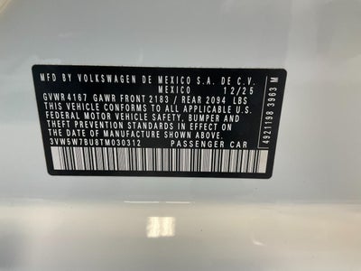 2026 Volkswagen Jetta S Auto