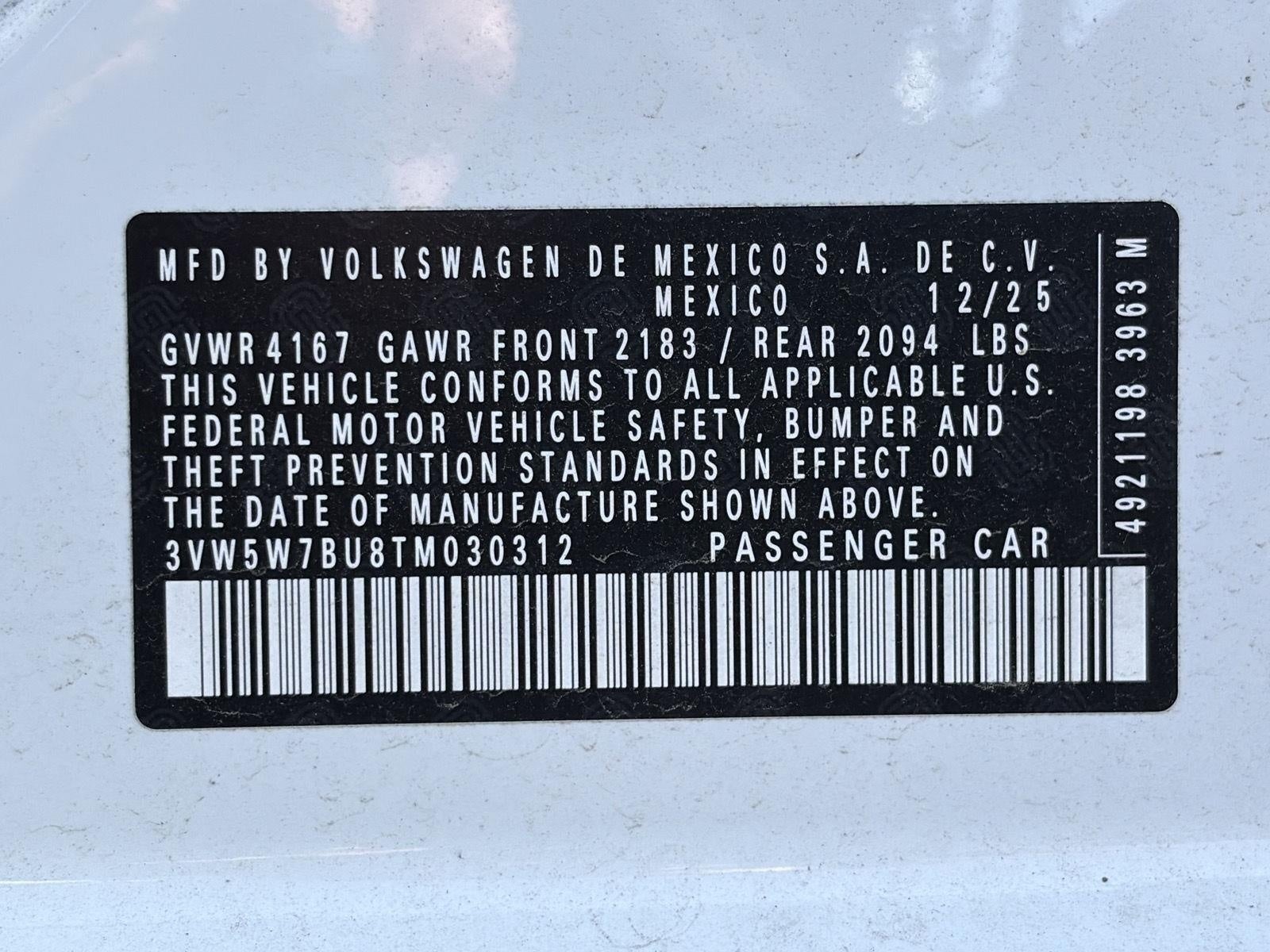 2026 Volkswagen Jetta S Auto