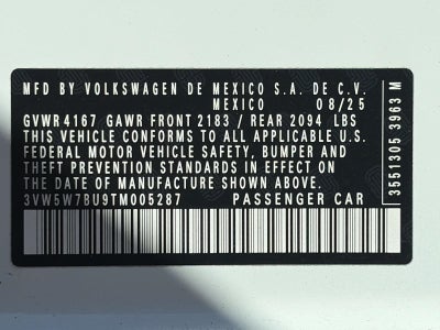 2026 Volkswagen Jetta S Auto