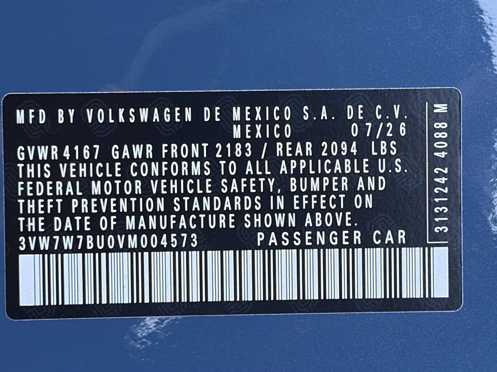 2027 Volkswagen Jetta SE Sedan