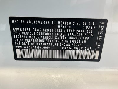 2026 Volkswagen Jetta SE Auto