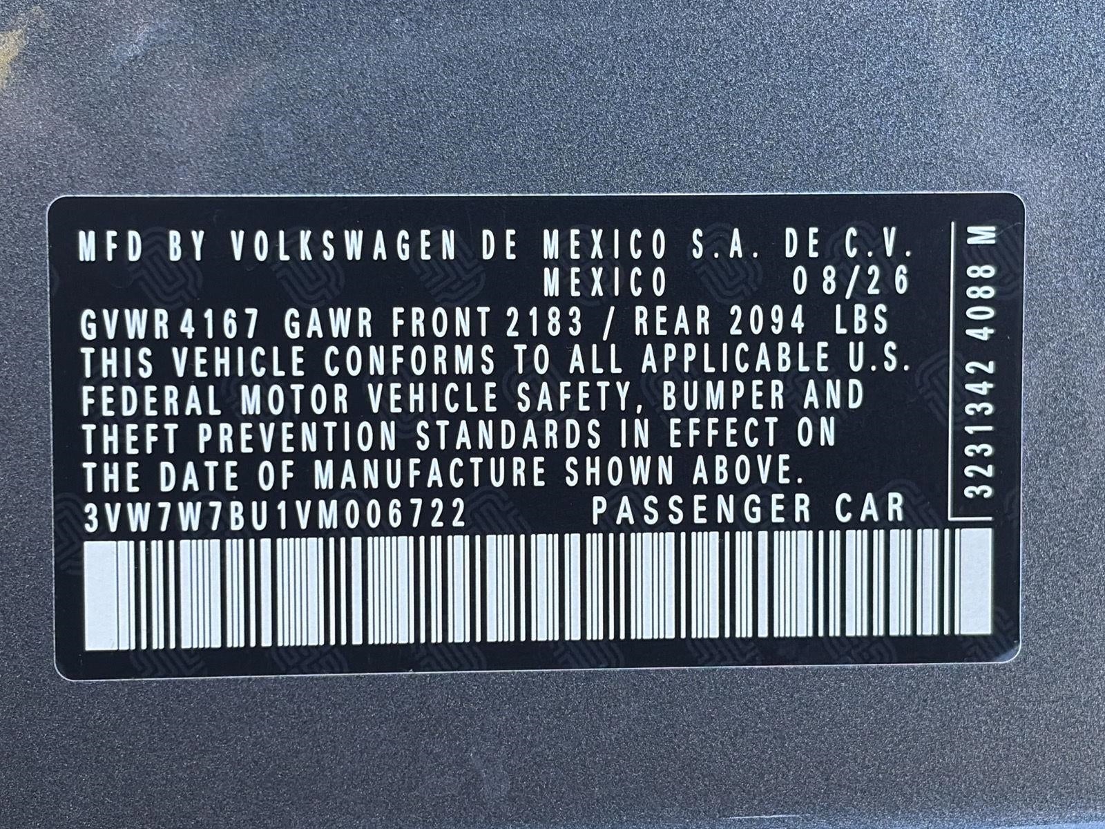 2027 Volkswagen Jetta SE Sedan