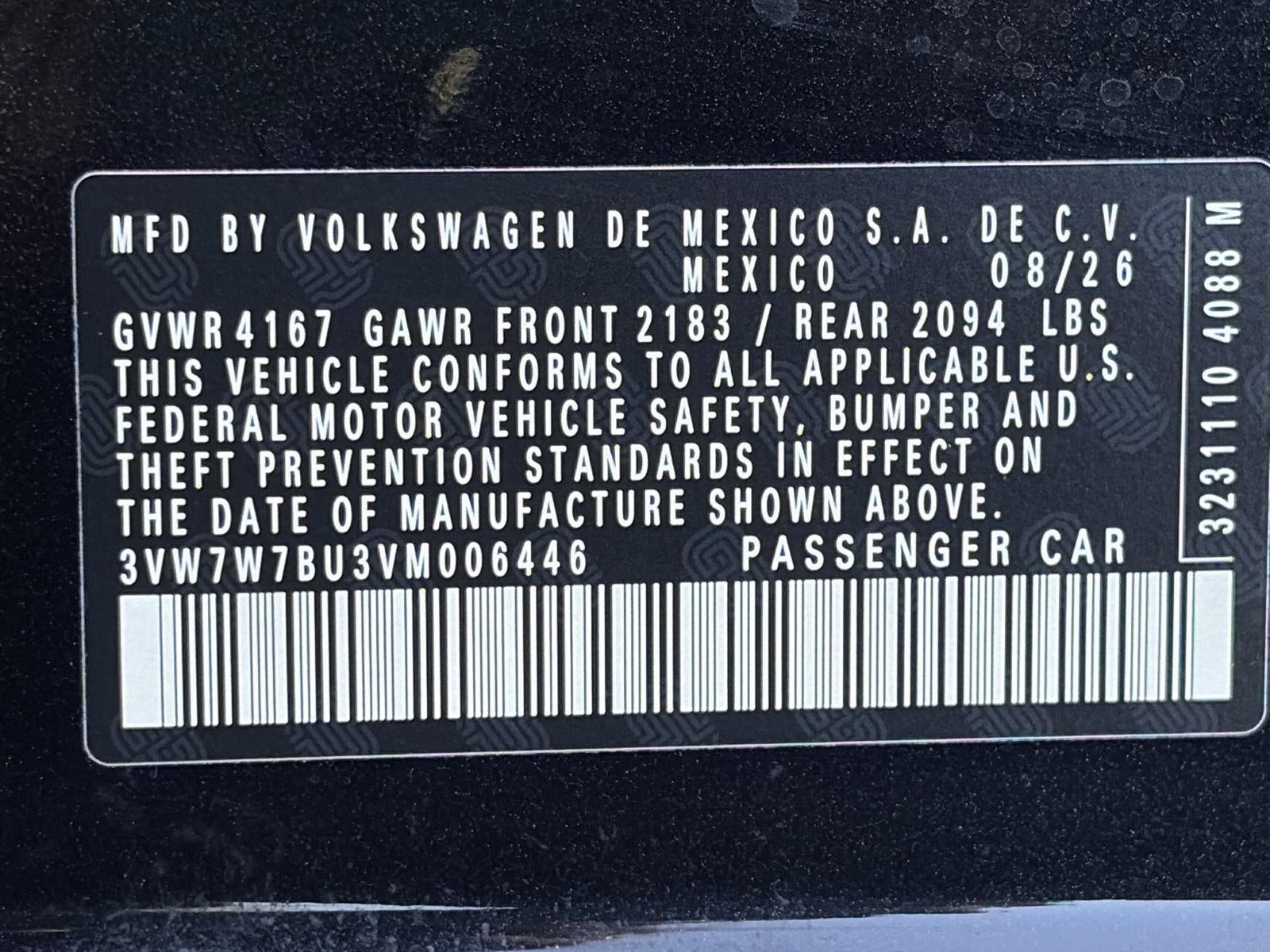 2027 Volkswagen Jetta SE Sedan