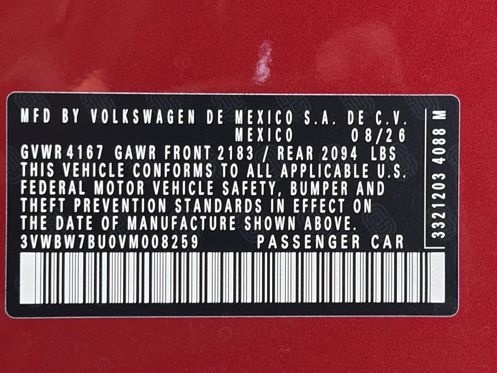 2027 Volkswagen Jetta Sport Sedan