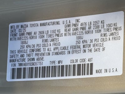 2025 Mazda Mazda CX-50 2.5 Turbo Meridian Edition AWD