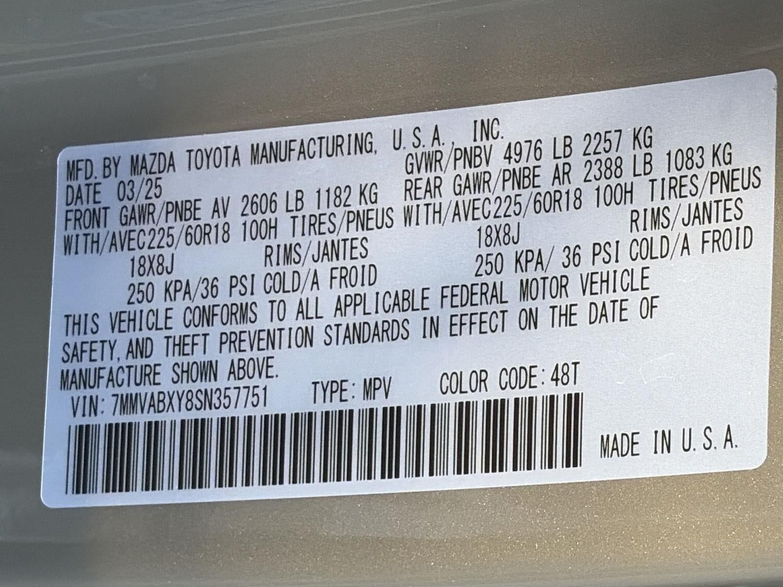 2025 Mazda Mazda CX-50 2.5 Turbo Meridian Edition AWD
