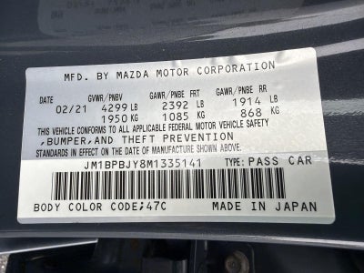 2021 Mazda Mazda3 Hatchback 2.5 Turbo Auto AWD