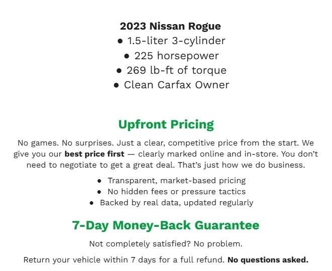 2023 Nissan Rogue AWD SV