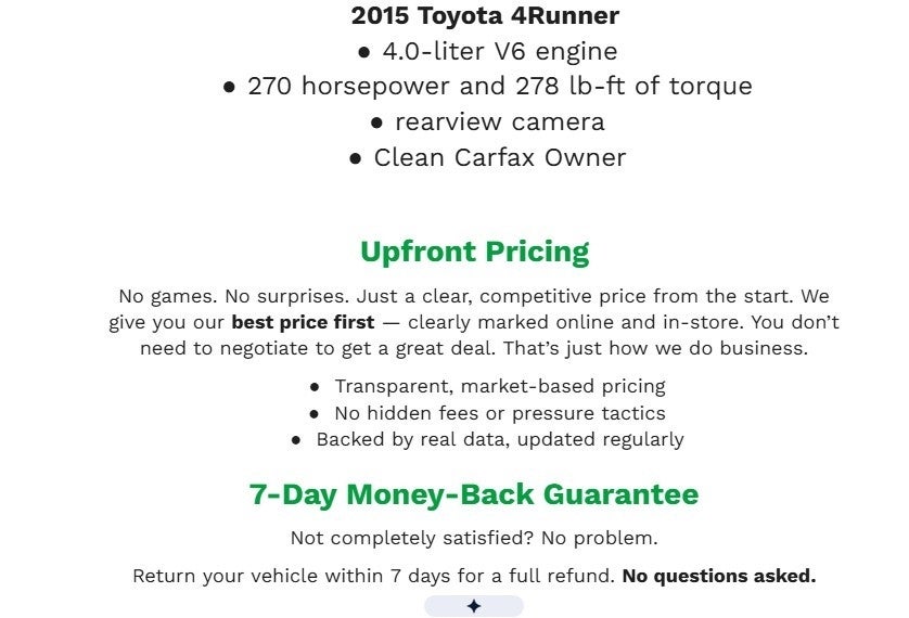 2015 Toyota 4Runner 4WD 4dr V6 Limited