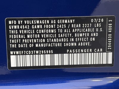 2026 Volkswagen Golf R 2.0T DSG