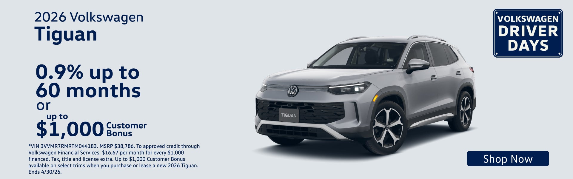 2026 Volkswagen Tiguan