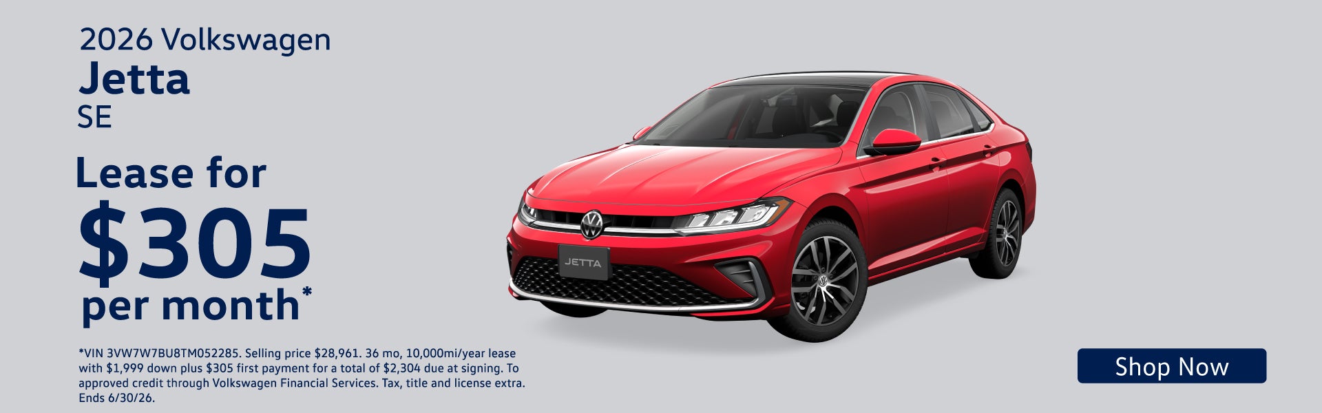 2026 Volkswagen Jetta